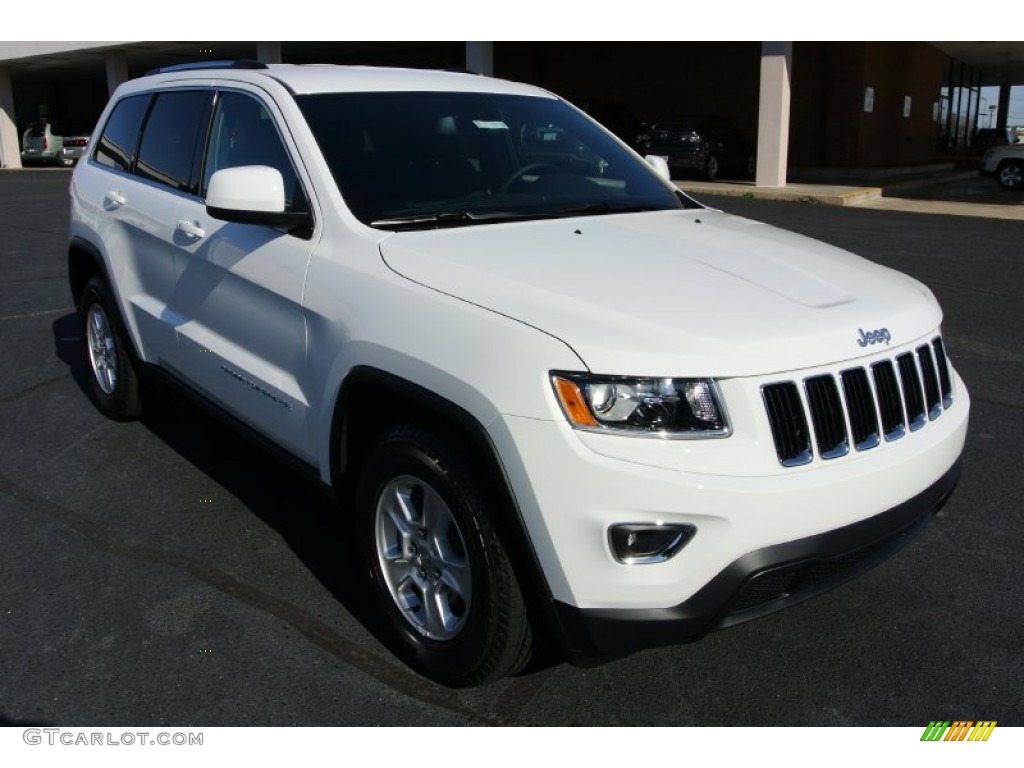 2014 Grand Cherokee Laredo - Bright White / Morocco Black photo #1