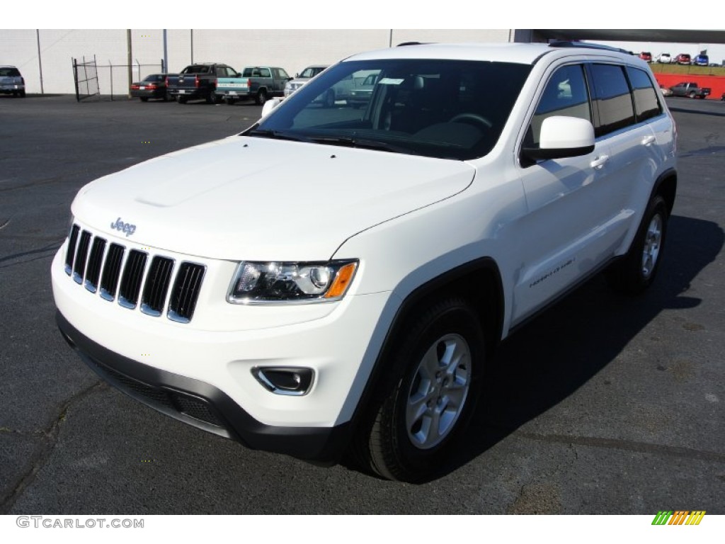 2014 Grand Cherokee Laredo - Bright White / Morocco Black photo #2