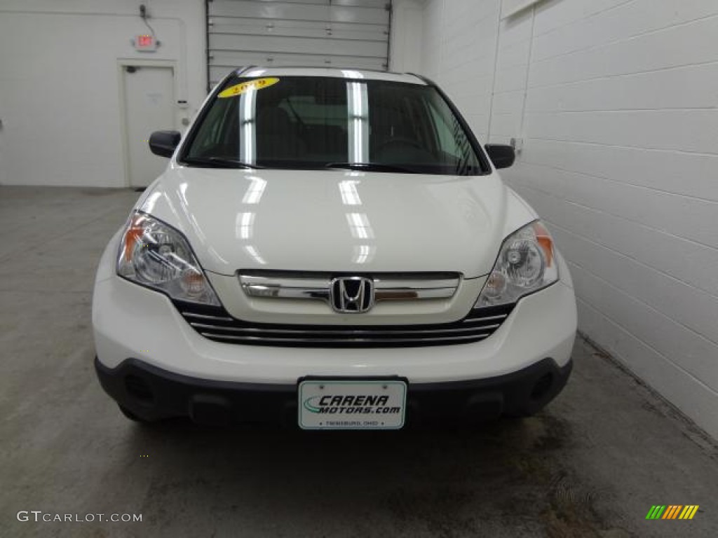 2009 CR-V EX 4WD - Taffeta White / Gray photo #3