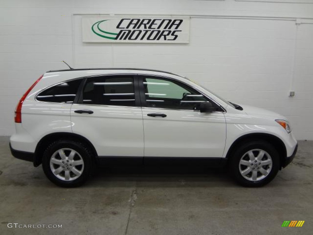 2009 CR-V EX 4WD - Taffeta White / Gray photo #4