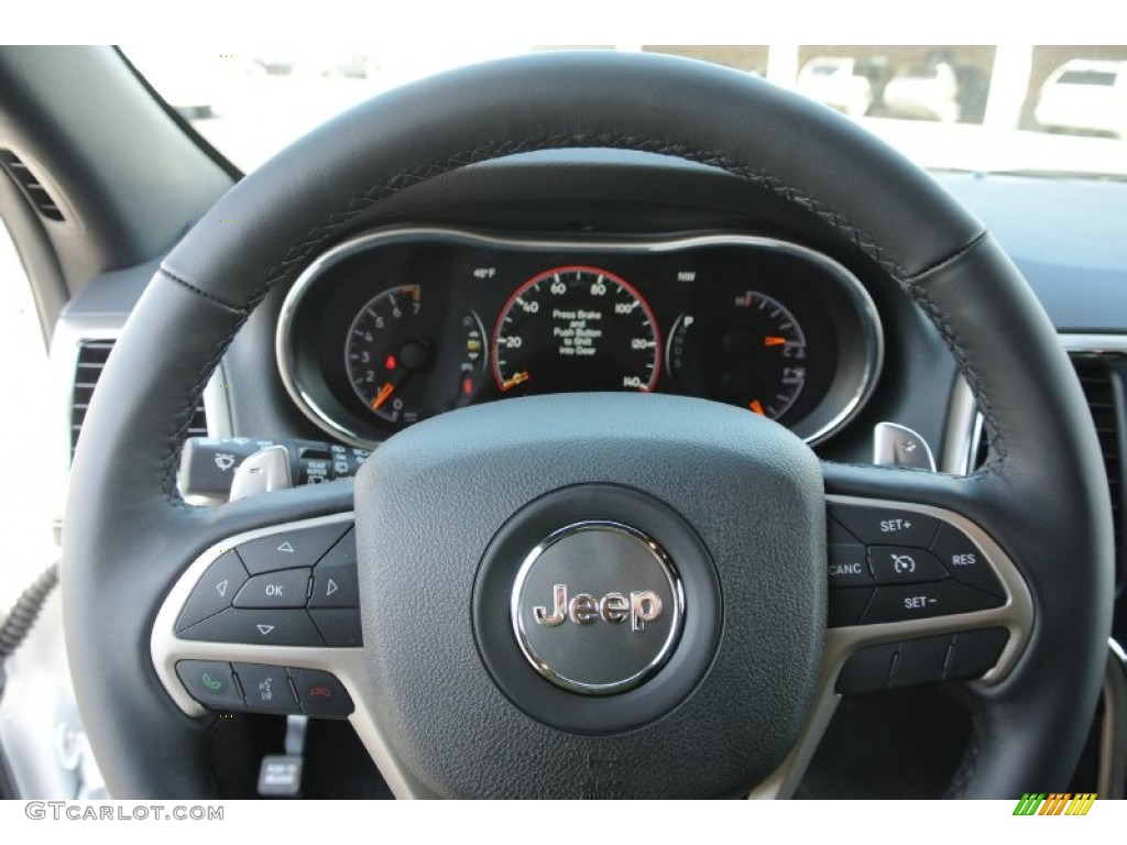 2014 Jeep Grand Cherokee Laredo Morocco Black Steering Wheel Photo #78447586
