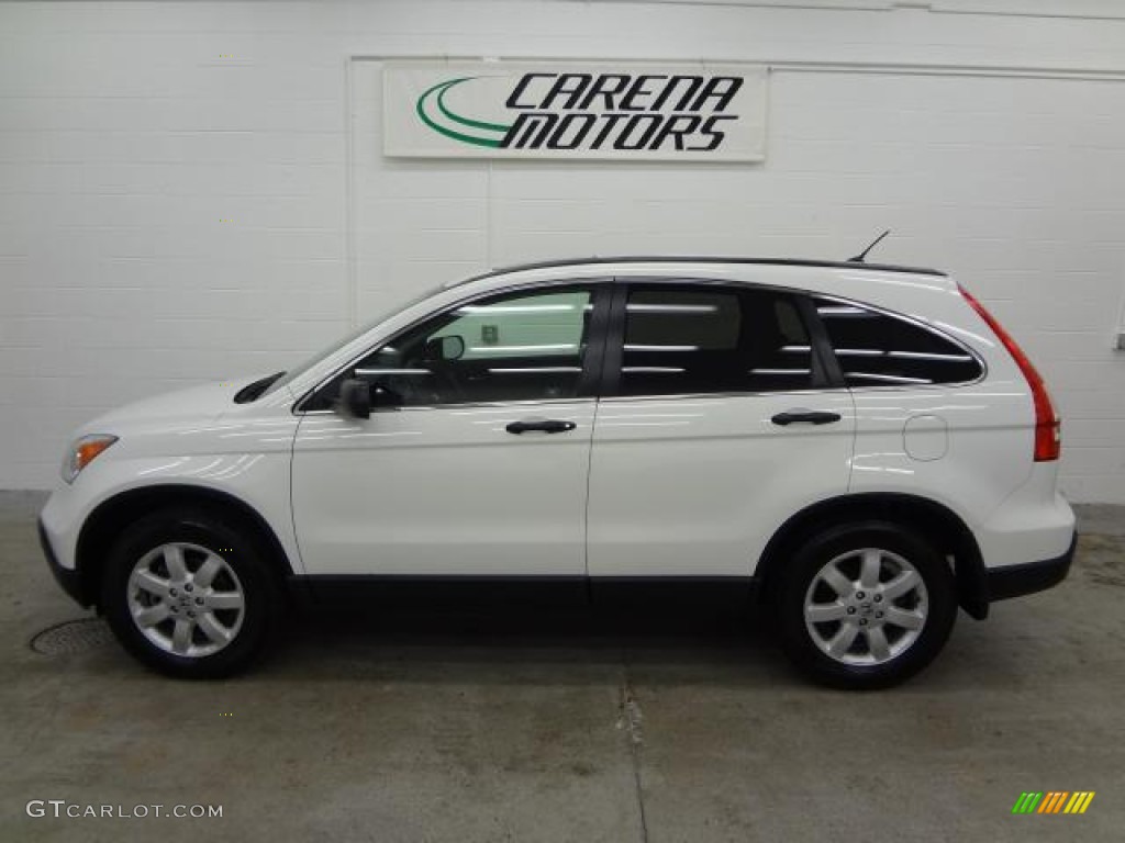 2009 CR-V EX 4WD - Taffeta White / Gray photo #12