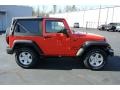 2013 Rock Lobster Red Jeep Wrangler Sport S 4x4  photo #6