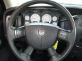 Dark Slate Gray 2004 Dodge Ram 1500 SLT Quad Cab Steering Wheel