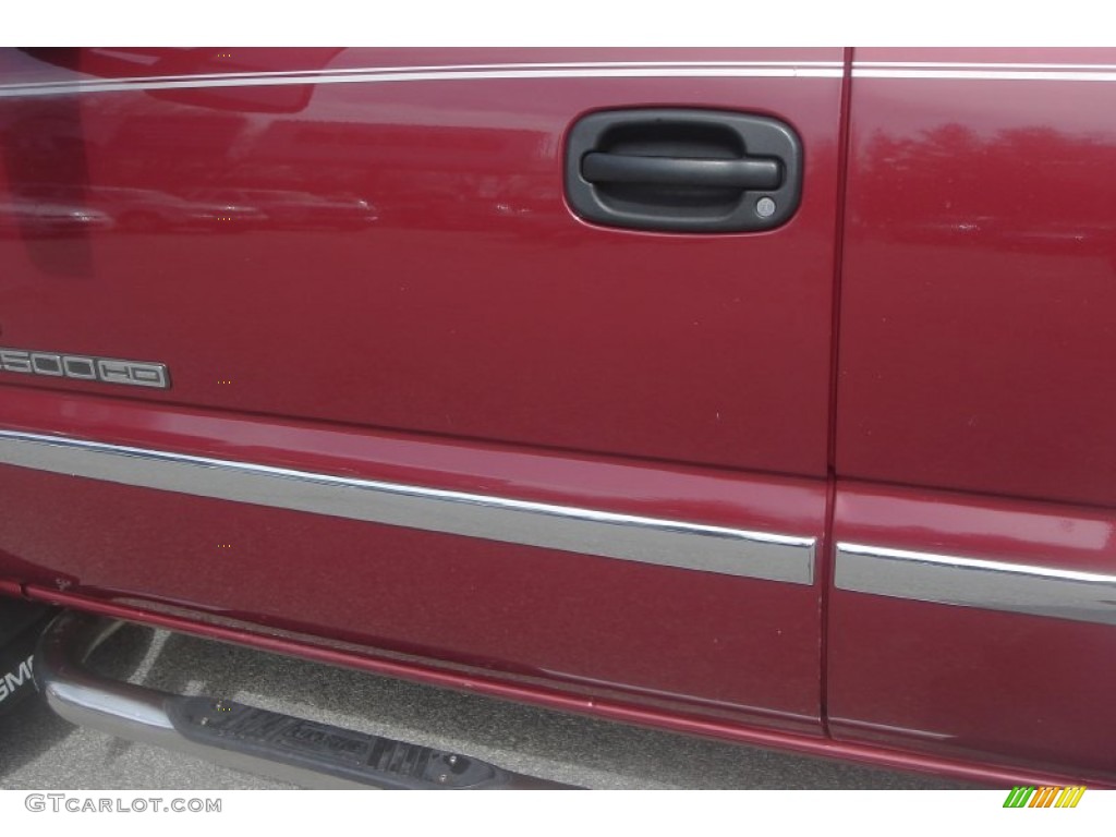 2006 Sierra 2500HD SLE Crew Cab 4x4 - Sport Red Metallic / Dark Pewter photo #13