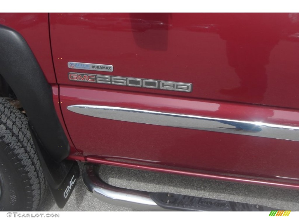 2006 Sierra 2500HD SLE Crew Cab 4x4 - Sport Red Metallic / Dark Pewter photo #14