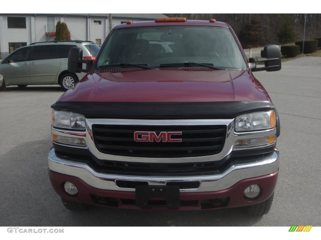 2006 Sierra 2500HD SLE Crew Cab 4x4 - Sport Red Metallic / Dark Pewter photo #18