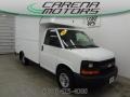 2008 Summit White Chevrolet Express Cutaway 3500 Commercial Utility Van  photo #1