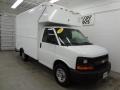 2008 Summit White Chevrolet Express Cutaway 3500 Commercial Utility Van  photo #2