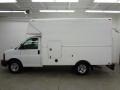 2008 Summit White Chevrolet Express Cutaway 3500 Commercial Utility Van  photo #4