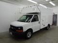 2008 Summit White Chevrolet Express Cutaway 3500 Commercial Utility Van  photo #12