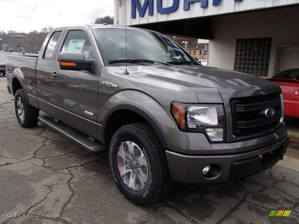 Sterling Gray Metallic 2013 Ford F150 FX4 SuperCab 4x4 Exterior Photo #78451718