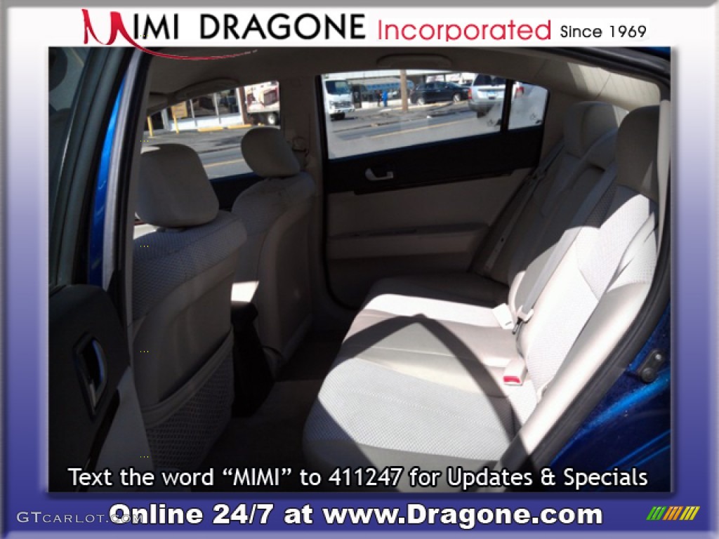 2009 Galant ES - Maizen Blue Pearl / Medium Gray photo #13