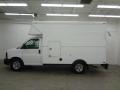 Summit White - Express Cutaway 3500 Commercial Utility Van Photo No. 12