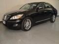 2009 Black Noir Pearl Hyundai Genesis 4.6 Sedan  photo #14