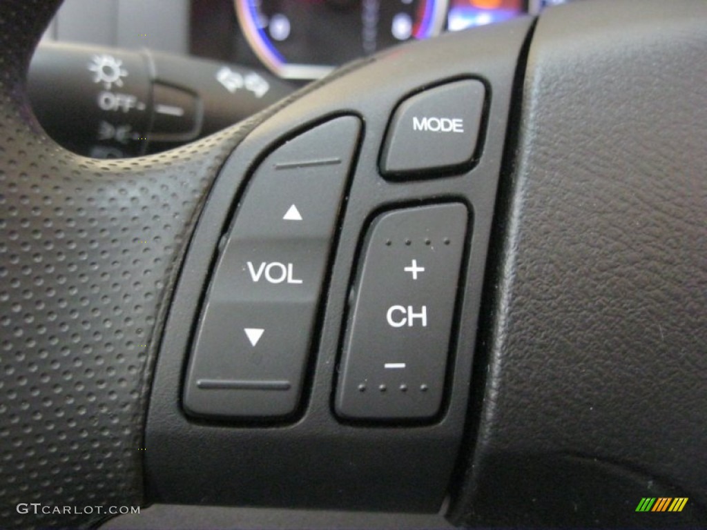 2011 CR-V EX 4WD - Crystal Black Pearl / Black photo #20