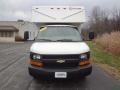 2008 Summit White Chevrolet Express Cutaway 3500 Commercial Moving Van  photo #3