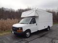 2008 Summit White Chevrolet Express Cutaway 3500 Commercial Moving Van  photo #11