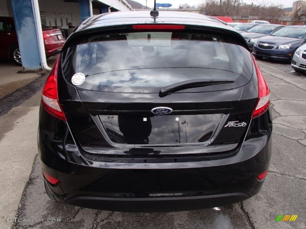 2013 Fiesta S Hatchback - Tuxedo Black / Charcoal Black/Light Stone photo #7