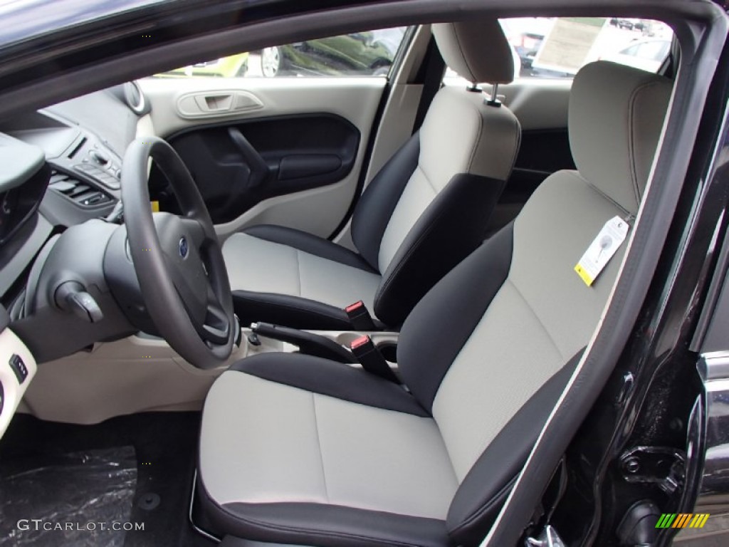 2013 Fiesta S Hatchback - Tuxedo Black / Charcoal Black/Light Stone photo #11