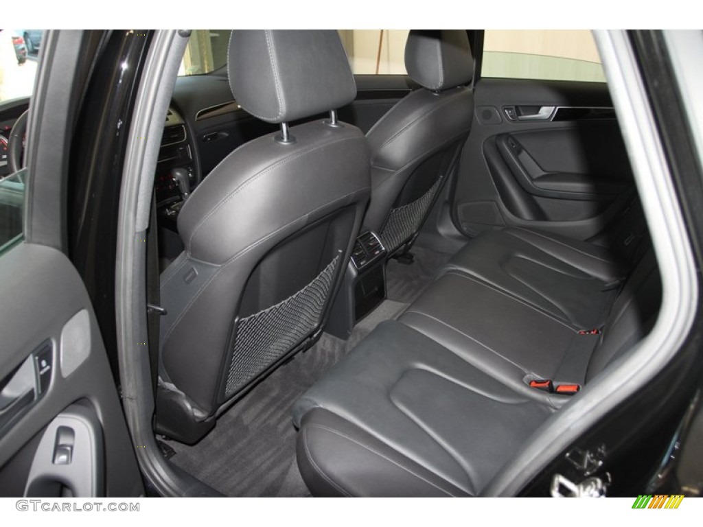 Black Interior 2011 Audi A4 2.0T quattro Sedan Photo #78453632