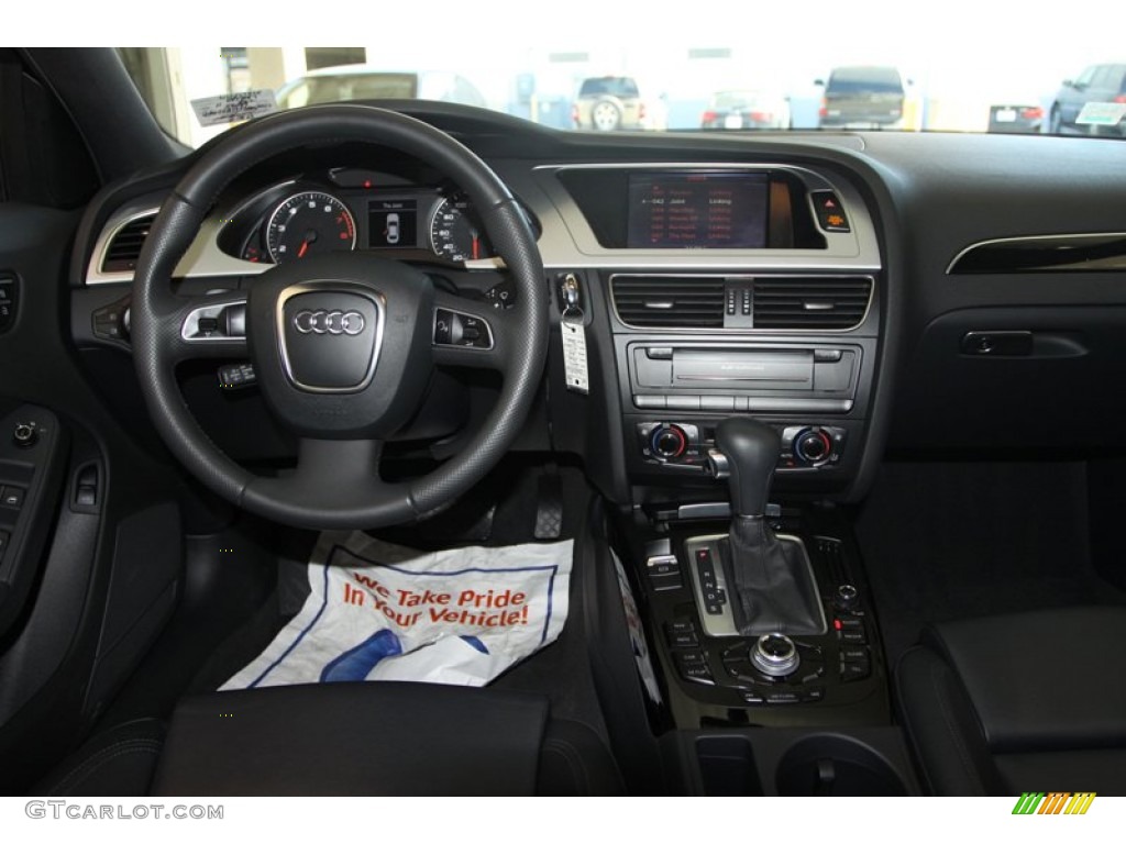 2011 Audi A4 2.0T quattro Sedan Black Dashboard Photo #78453670