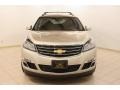 2013 Champagne Silver Metallic Chevrolet Traverse LT  photo #2