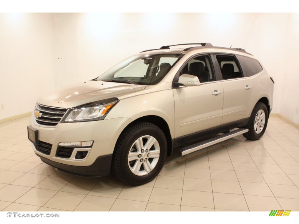 Champagne Silver Metallic 2013 Chevrolet Traverse LT Exterior Photo #78453823
