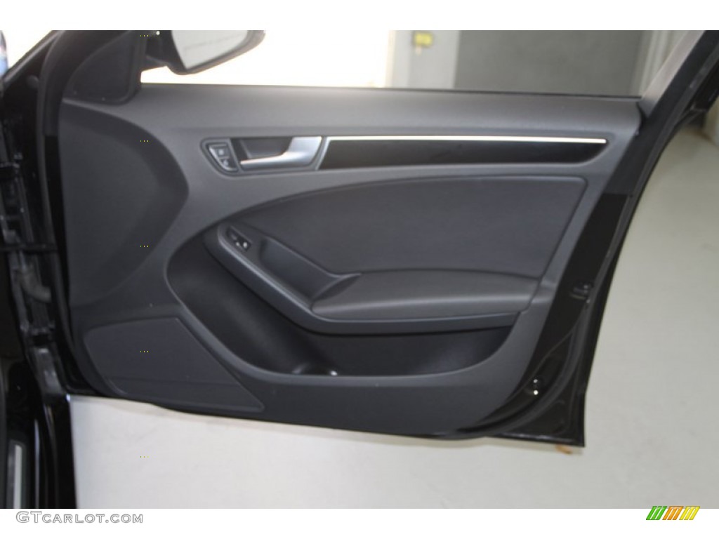 2011 Audi A4 2.0T quattro Sedan Black Door Panel Photo #78453926