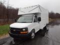 Summit White - Express Cutaway 3500 Commercial Moving Van Photo No. 2