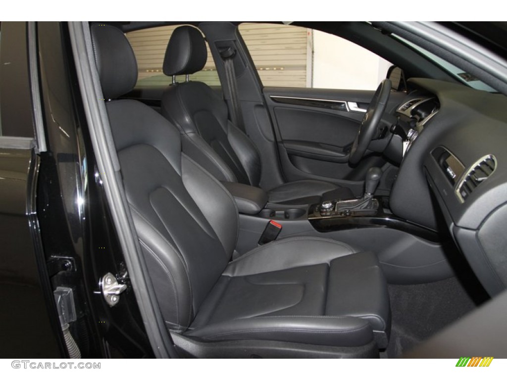 Black Interior 2011 Audi A4 2.0T quattro Sedan Photo #78453947