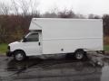 Summit White 2008 Chevrolet Express Cutaway 3500 Commercial Moving Van Exterior