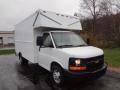 Summit White - Express Cutaway 3500 Commercial Moving Van Photo No. 13