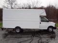Summit White 2008 Chevrolet Express Cutaway 3500 Commercial Moving Van Exterior