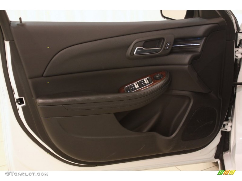2013 Chevrolet Malibu ECO Jet Black Door Panel Photo #78455018