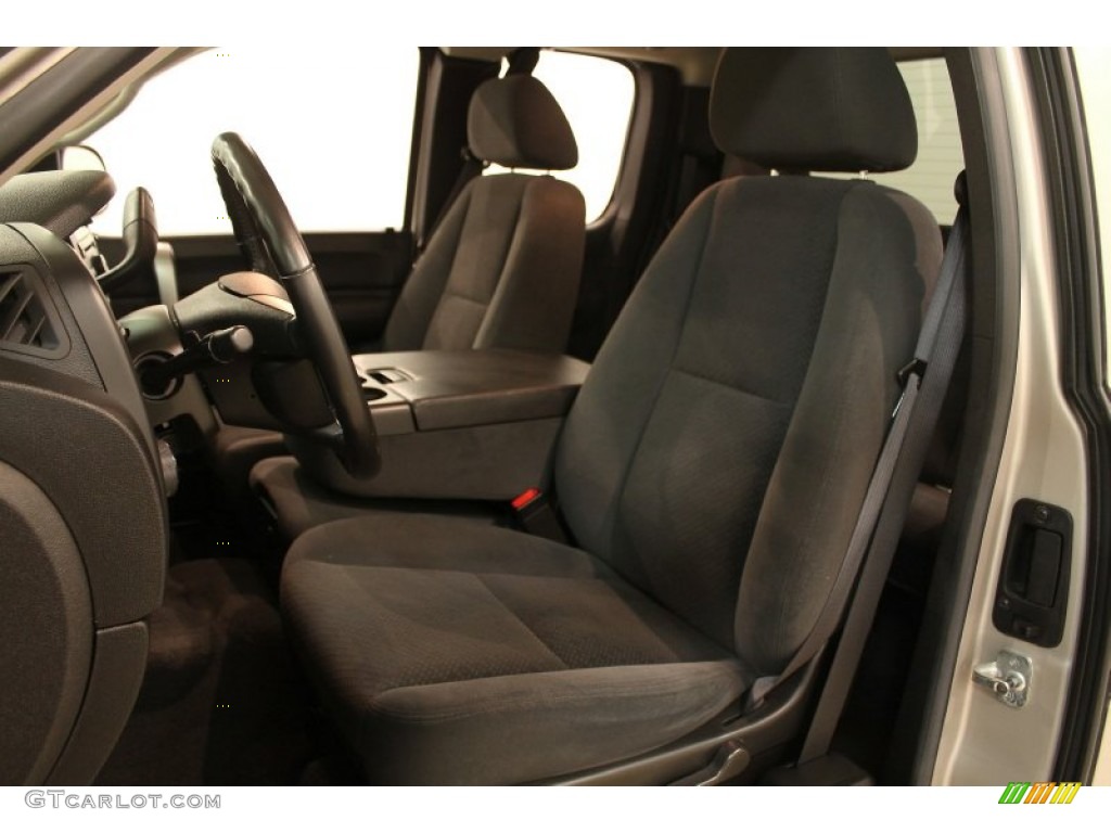 Ebony Interior 2008 Chevrolet Silverado 1500 LT Extended Cab 4x4 Photo #78455905