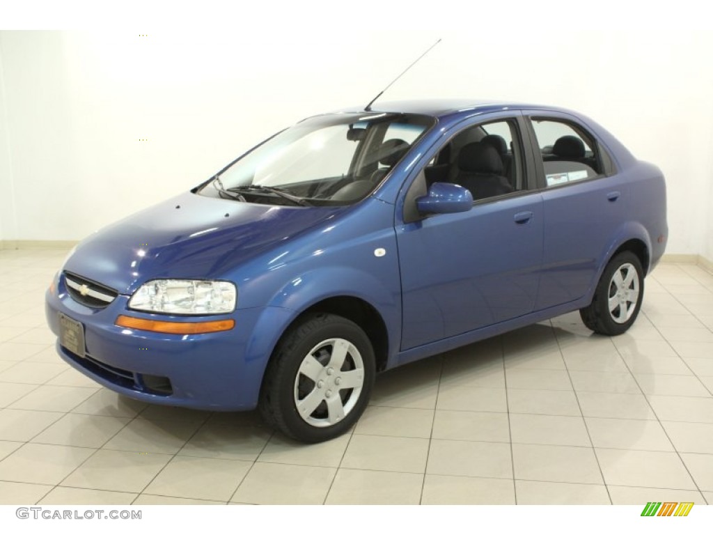 Bright Blue 2006 Chevrolet Aveo LS Sedan Exterior Photo #78456185