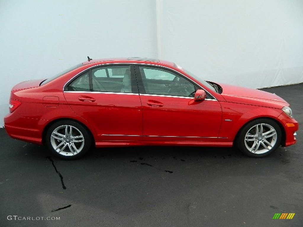 Mars Red 2012 Mercedes-Benz C 250 Sport Exterior Photo #78456407