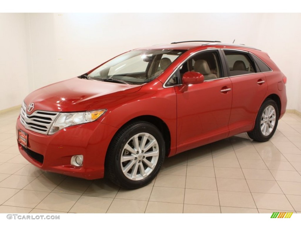 Barcelona Red Metallic 2010 Toyota Venza AWD Exterior Photo #78457148