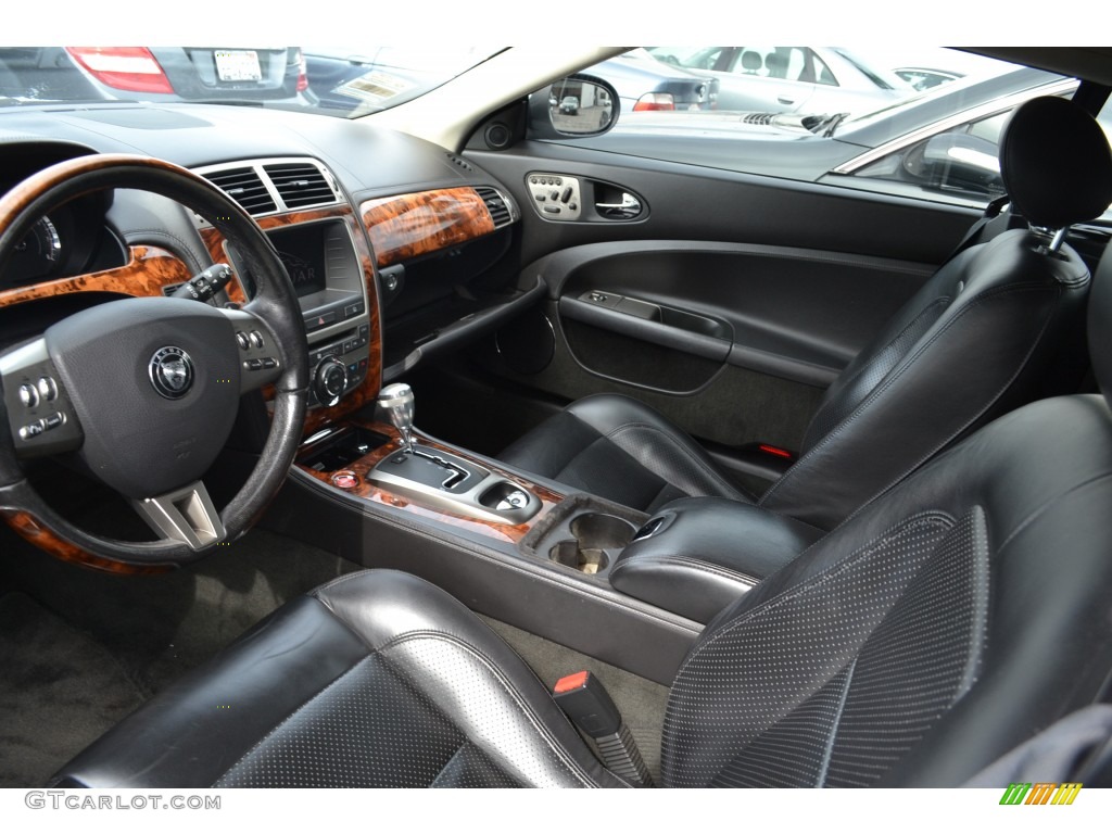 Charcoal Interior 2007 Jaguar XK XK8 Coupe Photo #78457376