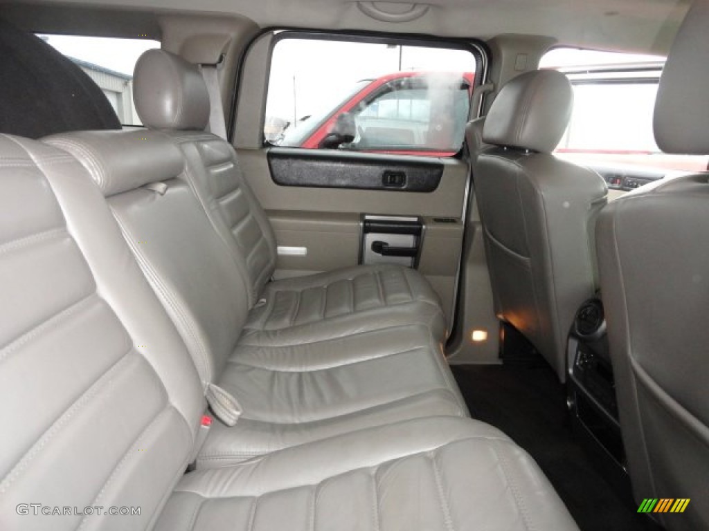 2003 Hummer H2 SUV Rear Seat Photo #78457532