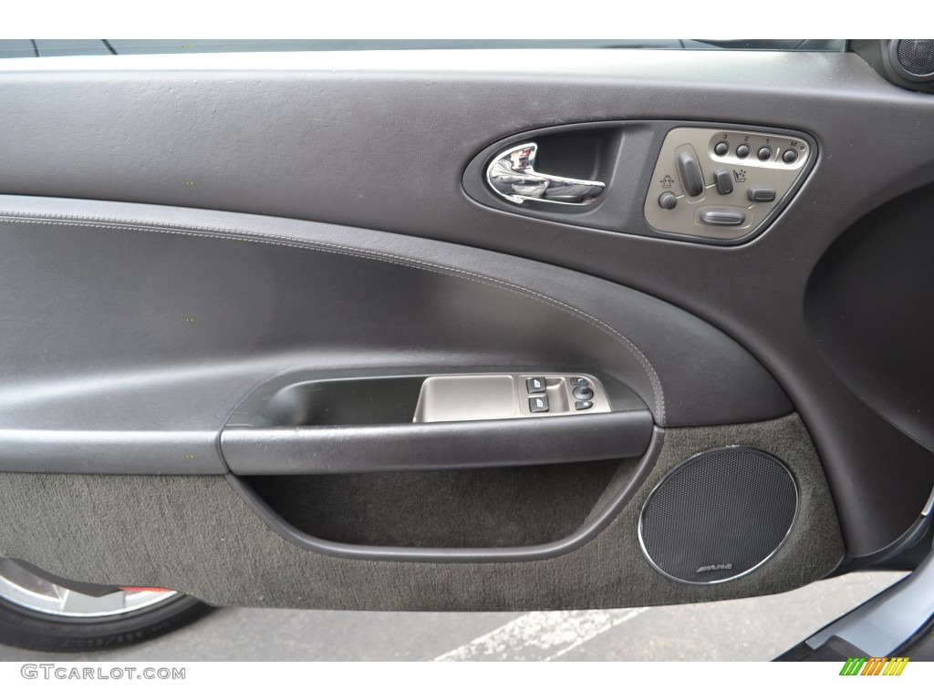 2007 Jaguar XK XK8 Coupe Charcoal Door Panel Photo #78457724