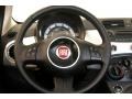 2012 Fiat 500 Tessuto Grigio/Nero (Grey/Black) Interior Steering Wheel Photo