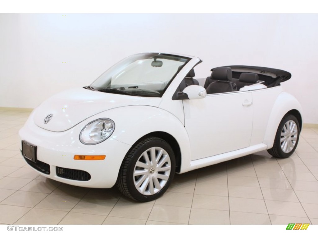 2009 New Beetle 2.5 Convertible - Candy White / Black photo #3