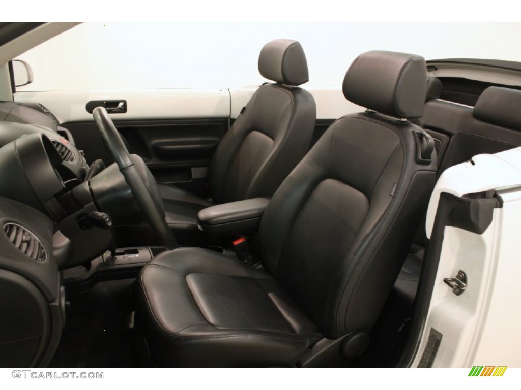 Black Interior 2009 Volkswagen New Beetle 2.5 Convertible Photo #78458037