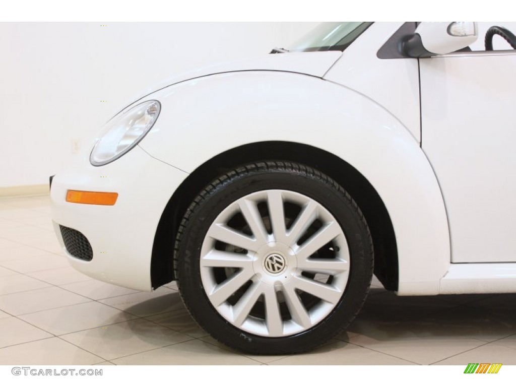 2009 New Beetle 2.5 Convertible - Candy White / Black photo #19
