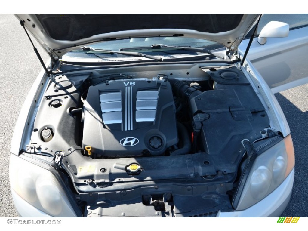 2003 Hyundai Tiburon GT V6 2.7 Liter DOHC 24-Valve V6 Engine Photo #78458320