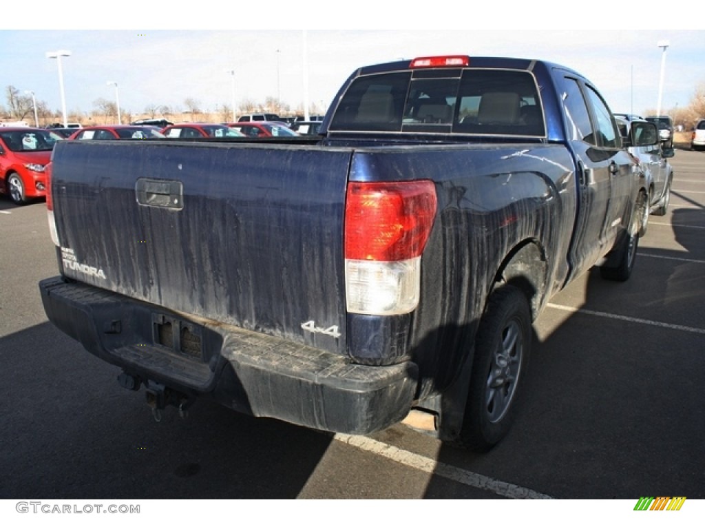 2010 Tundra Double Cab 4x4 - Nautical Blue Metallic / Graphite Gray photo #2
