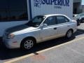 2005 Silver Mist Hyundai Accent GLS Sedan  photo #3