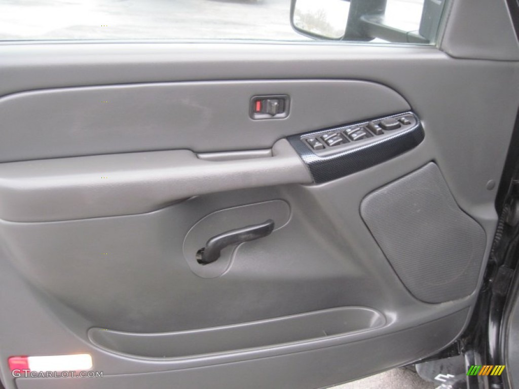 2007 Chevrolet Silverado 2500HD Classic LT Crew Cab 4x4 Dark Charcoal Door Panel Photo #78462363